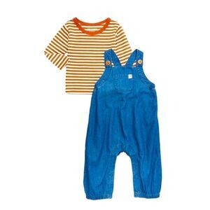 Easy Peasy Baby Romper Boys/Girls 6-9 months top and overall.